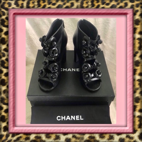 CHANEL Shoes - 👑✅PRICE FIRM✅ AUTHENTIC Chanel Camelia Booties